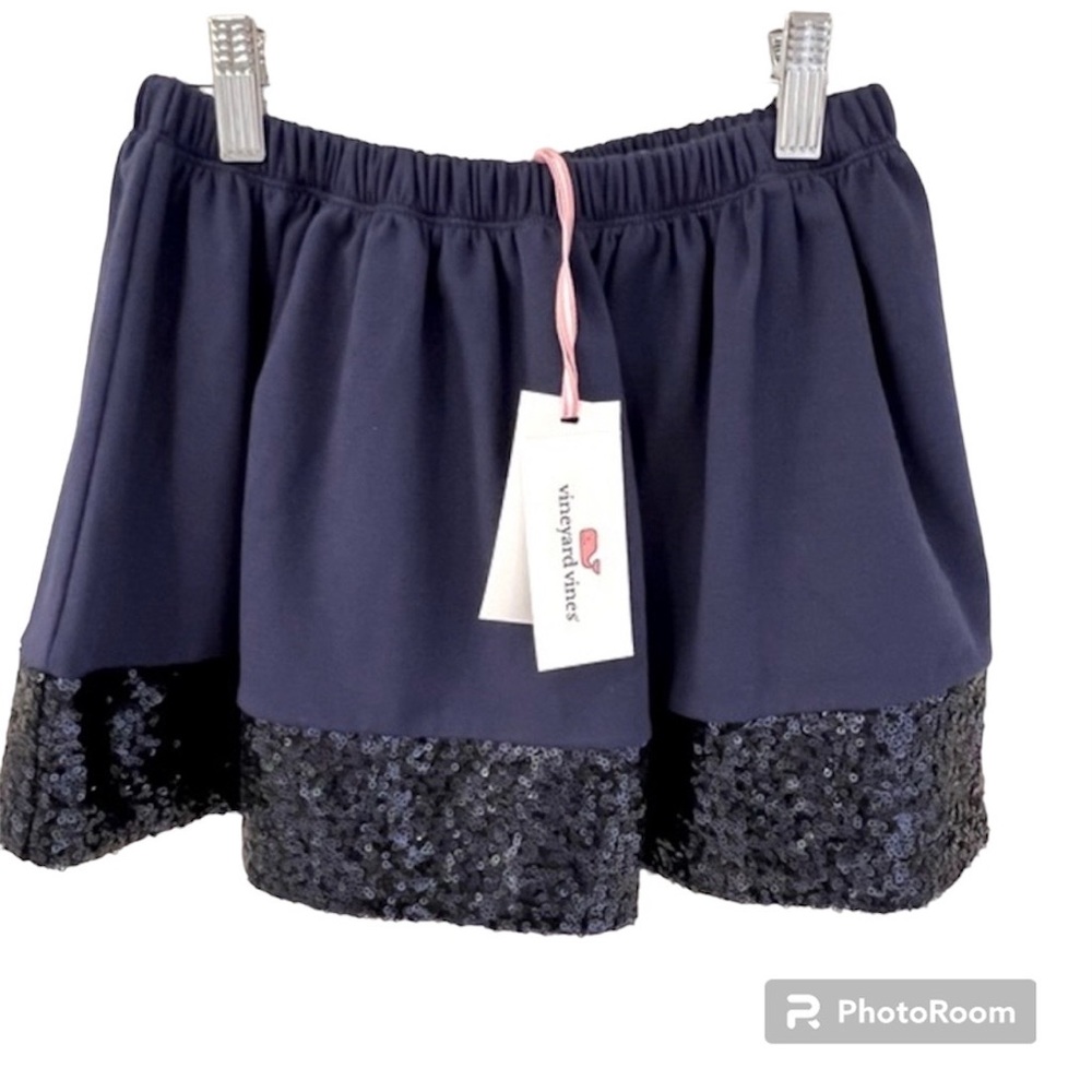 VINEYARD VINES GIRLS SEQUIN BAND PARTY SKIRT - SIZE 5-6 (XS) - NWT